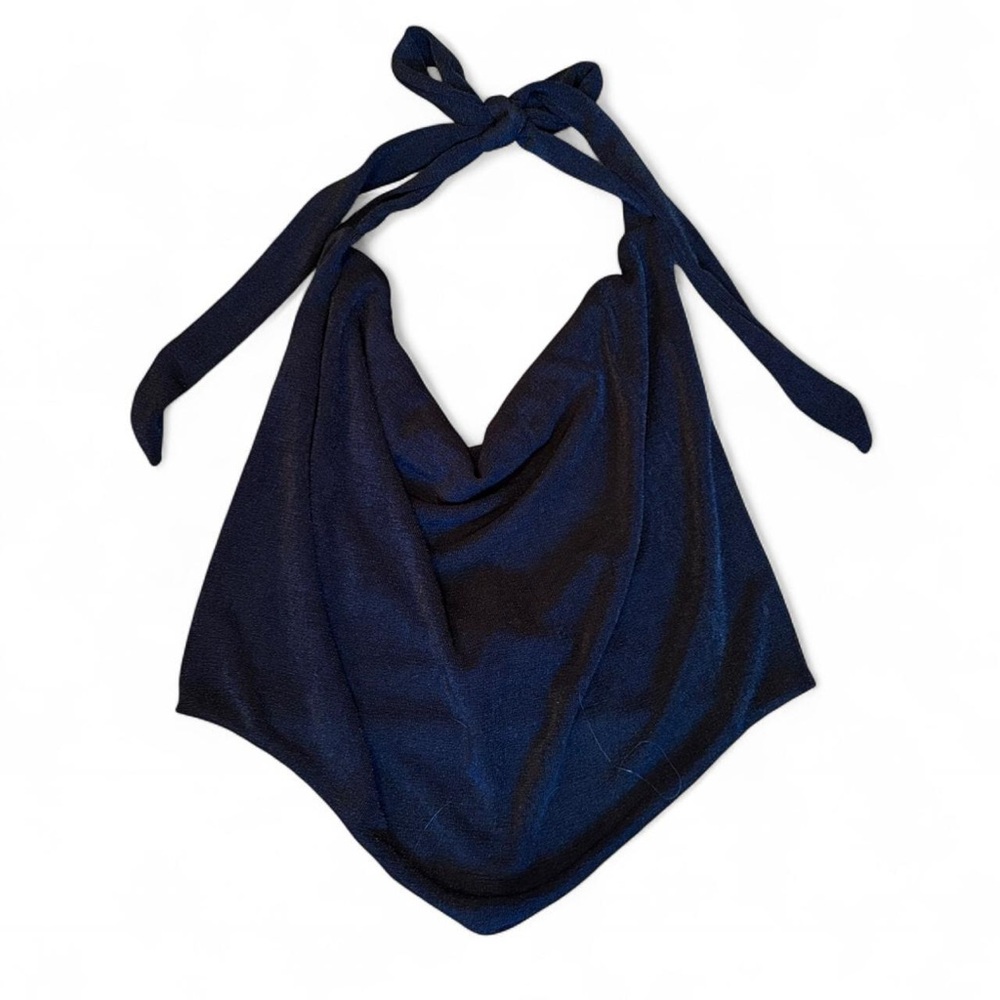 ASOS Navy Blue Crop Top